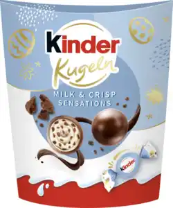 Ferrero Kinder Milk Crispy Bits Sensations Kugeln, 90 g