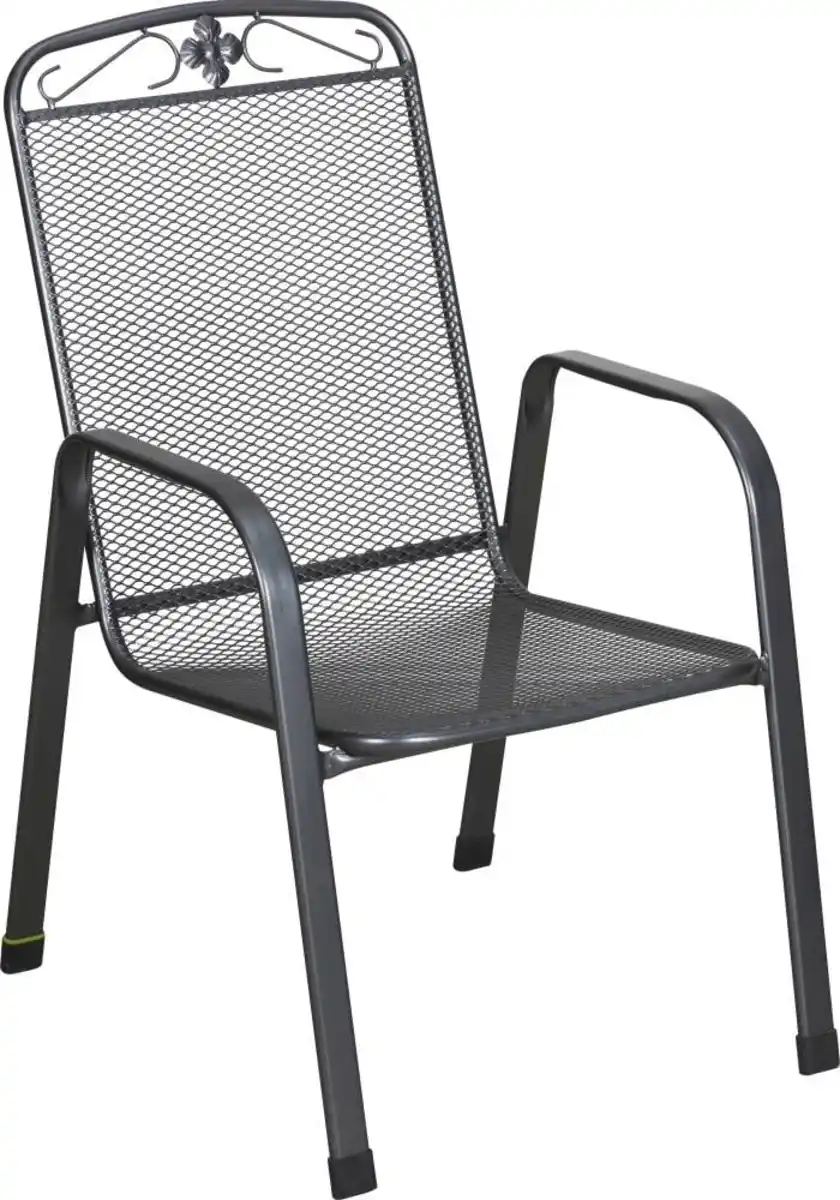 Bild 1 von MWH Stapelstuhl Savoy eisengrau Stahlgestell Pulverbeschichtung (Elotherm)