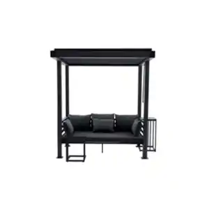 Mr. GARDENER Pergola »Lounge«, BxTxH: 202 x 169 x 238 cm, anthrazit, inkl. Kissen