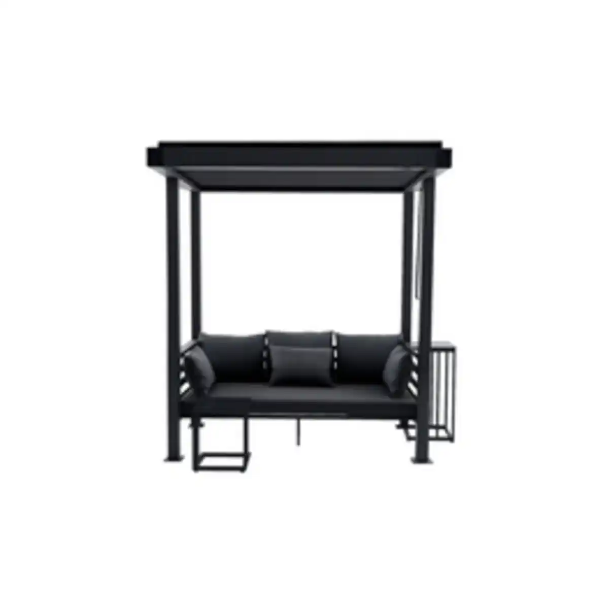 Bild 1 von Mr. GARDENER Pergola »Lounge«, BxTxH: 202 x 169 x 238 cm, anthrazit, inkl. Kissen