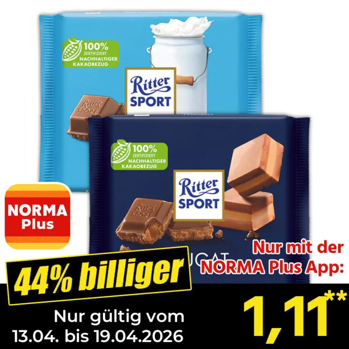 Bild 1 von Ritter Sport Tafelschokolade