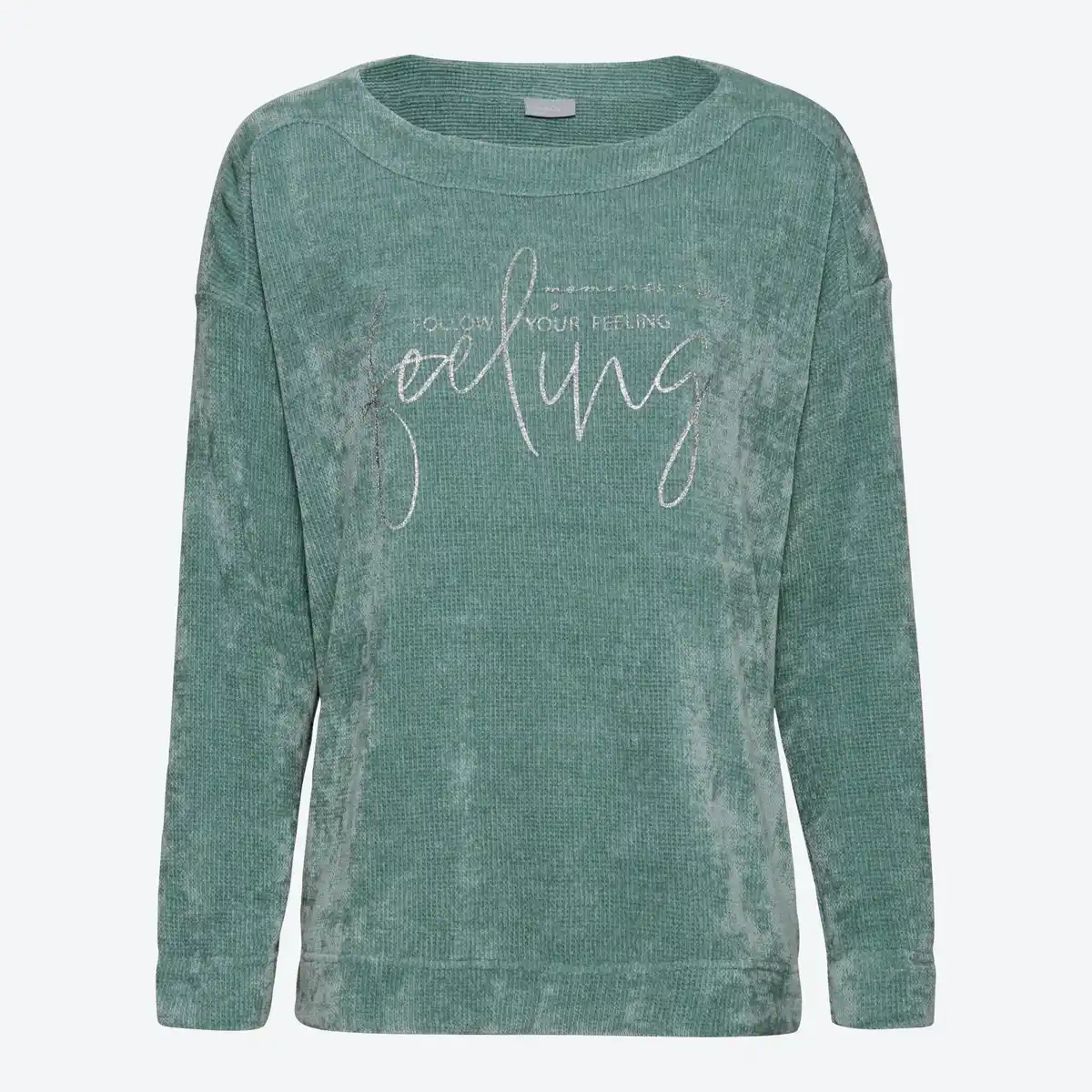 Bild 3 von Damen-Chenille-Pullover mit U-Boot Ausschnitt