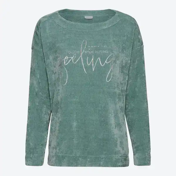 Bild 3 von Damen-Chenille-Pullover mit U-Boot Ausschnitt