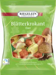 RIEGELEIN Blätterkrokant Eier, 150 g