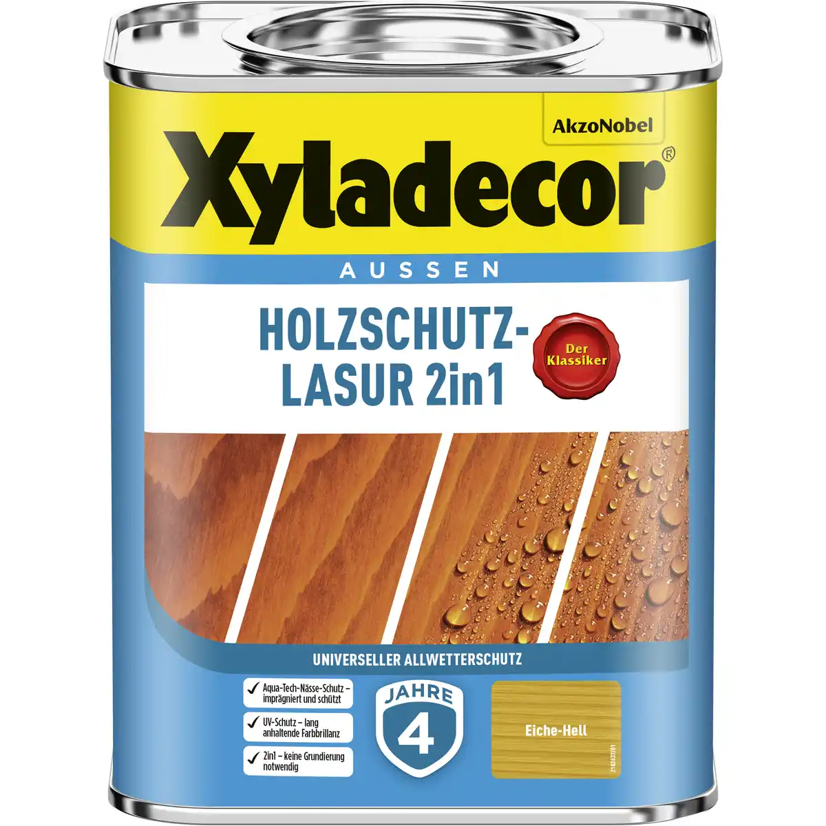 Bild 1 von Xyladecor 2in1 Holzschutzlasur eichefarben hell 750 ml