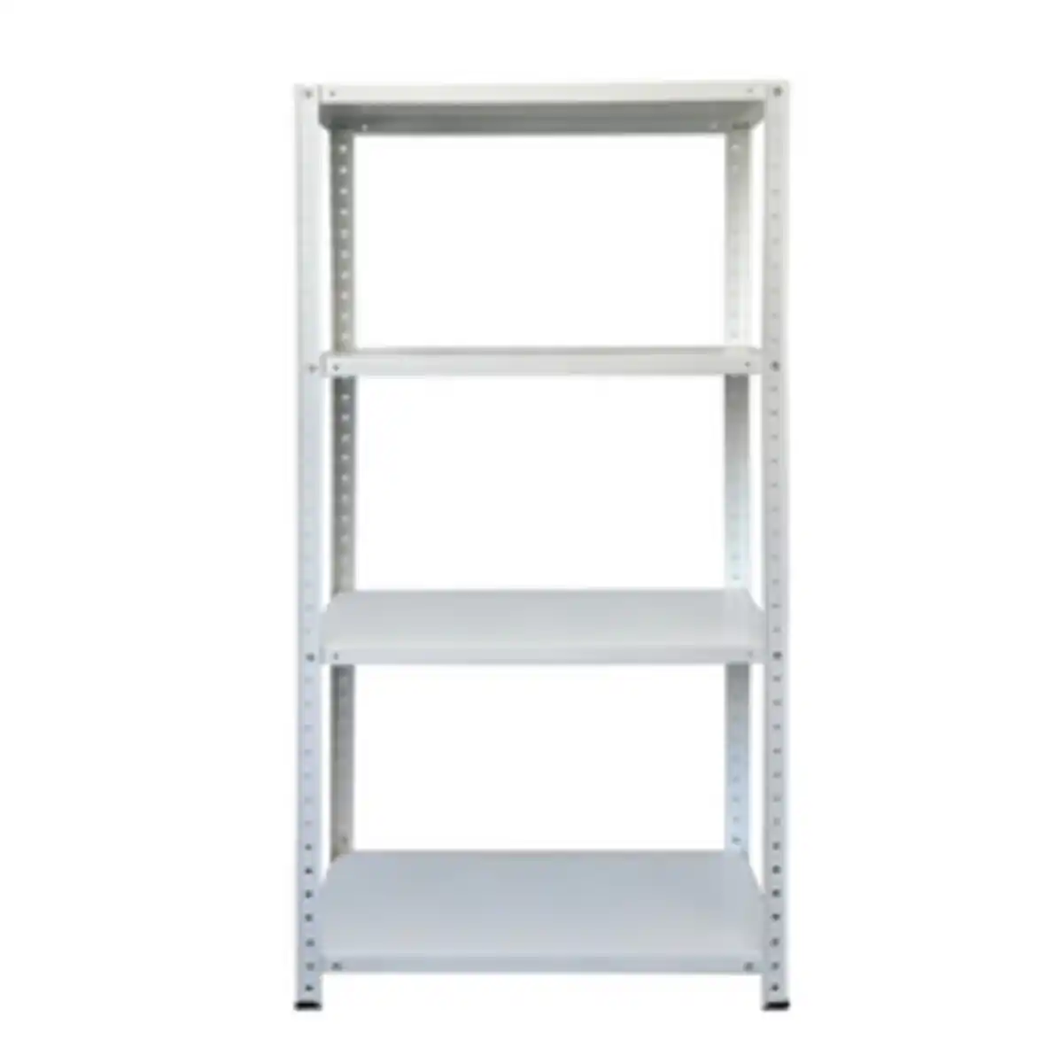 Bild 1 von DEAL! Schraubregal, HxBxT: 150 x 75 x 30 cm, Stahl, weiß