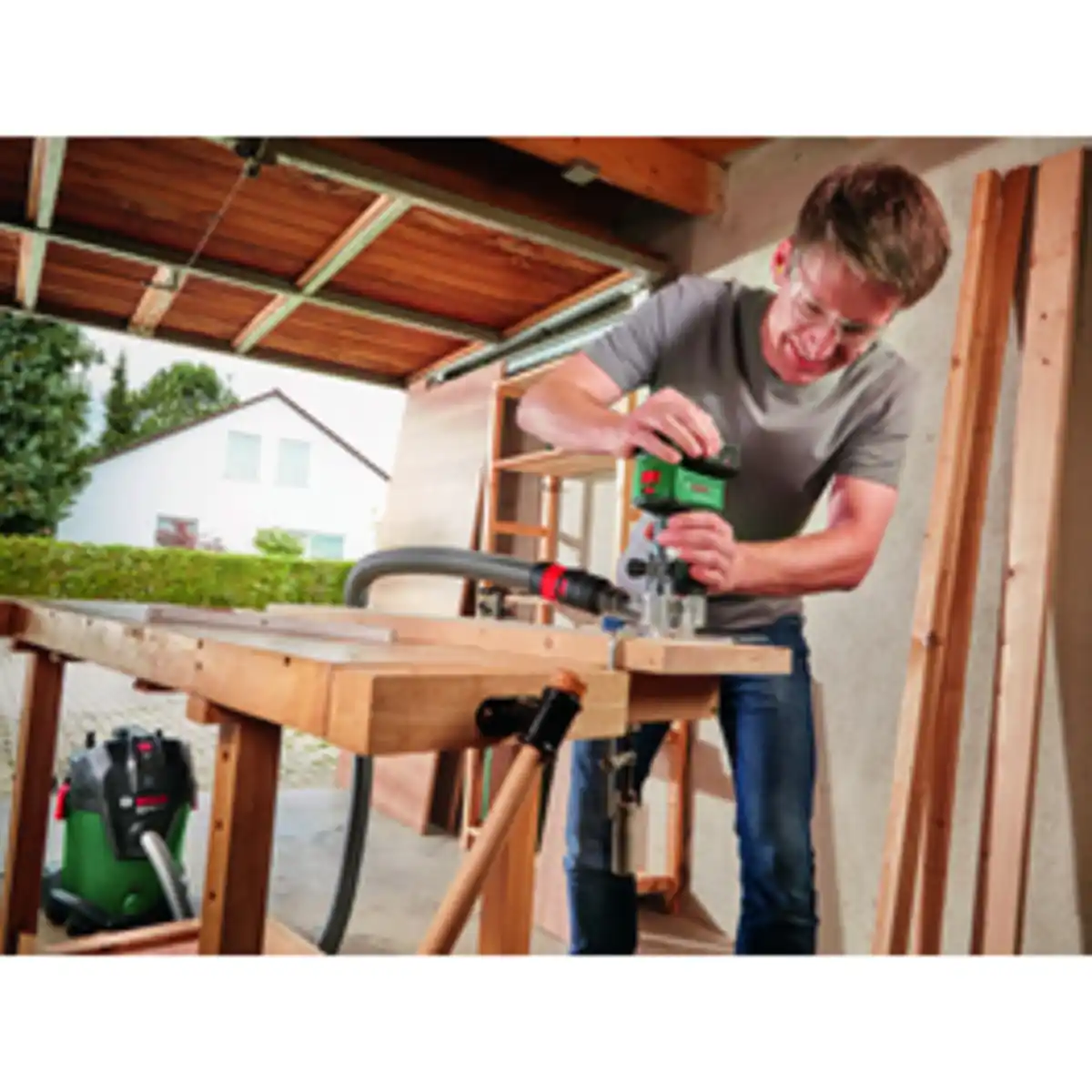 Bild 4 von BOSCH HOME & GARDEN Oberfräse AdvancedTrimRouter 18V-8, ohne Akku und ohne Ladegerät