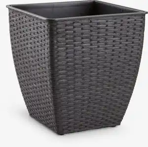 Pflanzkorb ISLOM 38x38x39 schwarz