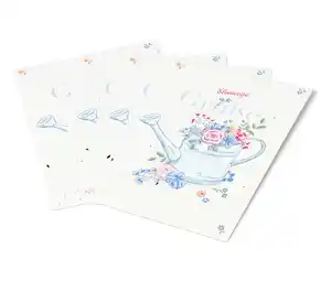 4 Glückwunschkarten mit Blumensamen