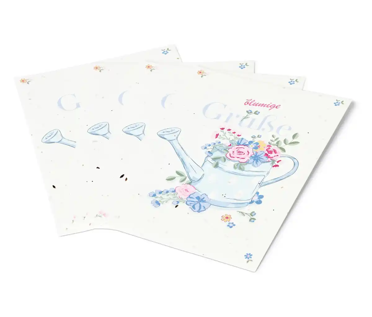 Bild 1 von 4 Glückwunschkarten mit Blumensamen