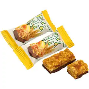 Knuspriges Konfekt "Deka&Della" mit Erdnüssen, Aprikosenstüc...