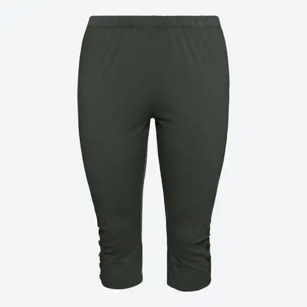 Bild 2 von Damen-Capri-Leggings mit Knöpfen, große Größen