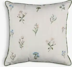 Zierkissen VALERIANA 45x45 beige/grün