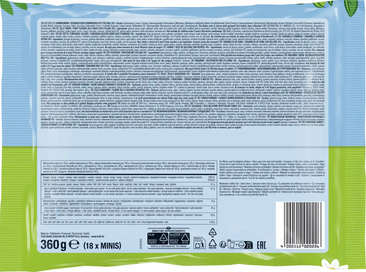 Bild 2 von Trolli Hoppla Hopp, 360 g