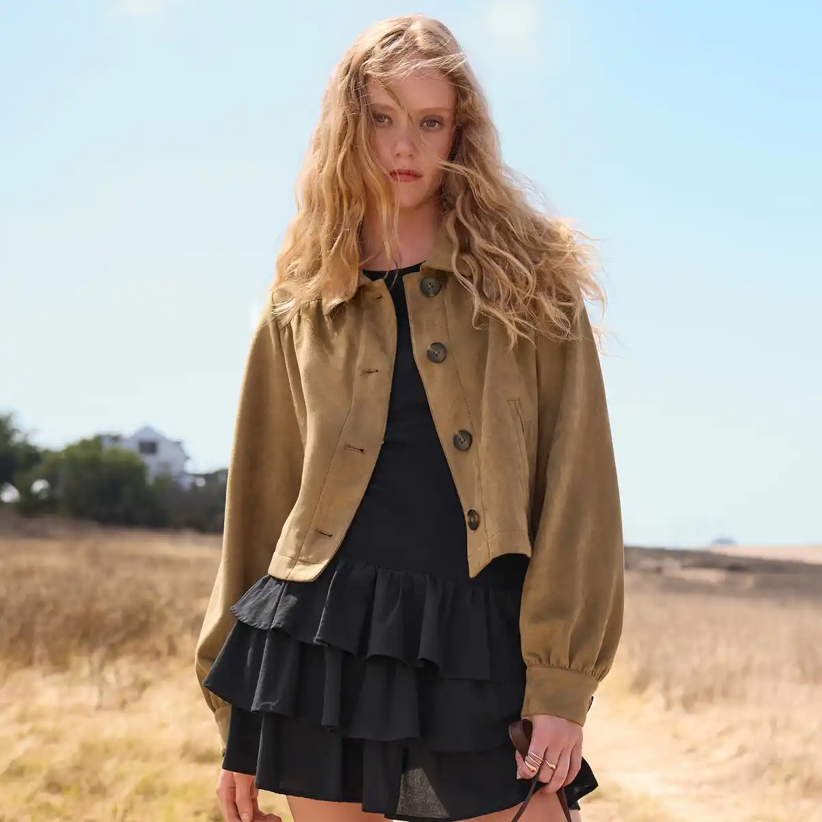 Bild 1 von Damen-Jacke in Suede-Optik