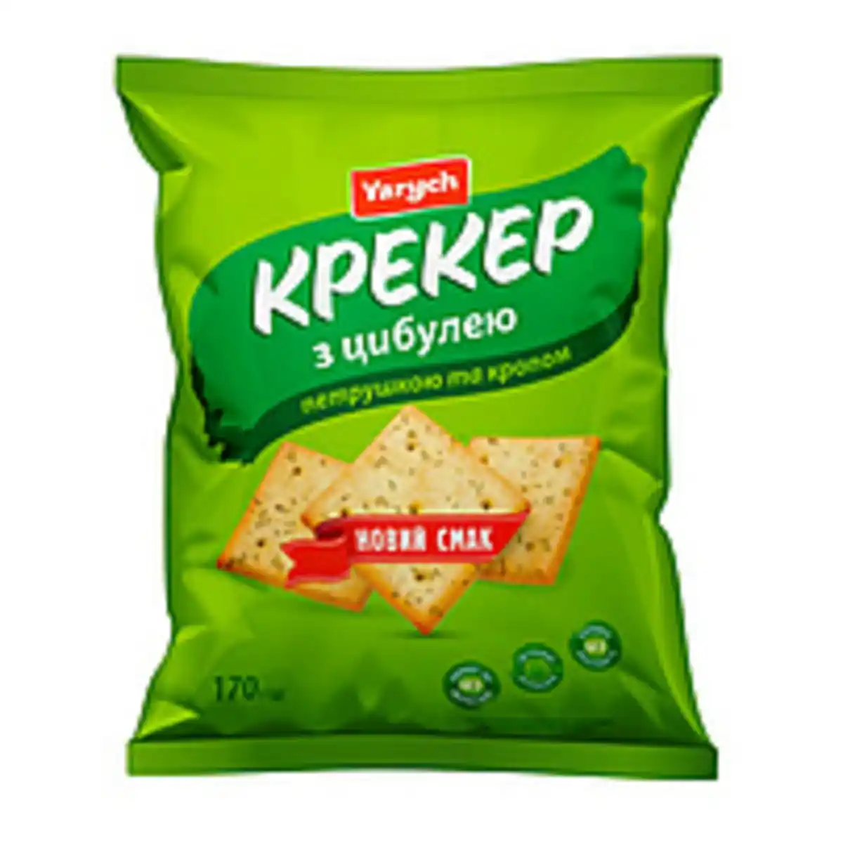 Bild 1 von Kräcker mit Zwiebeln, Petersilie und Dill.