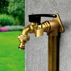 Powertec Garden Abschließbarer Kugelauslaufhahn 1/2"