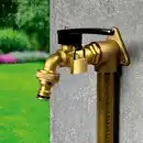 Bild 1 von Powertec Garden Abschließbarer Kugelauslaufhahn 1/2"