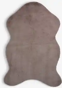 Kunstfellteppich OXEL 60x90 sand dunkel