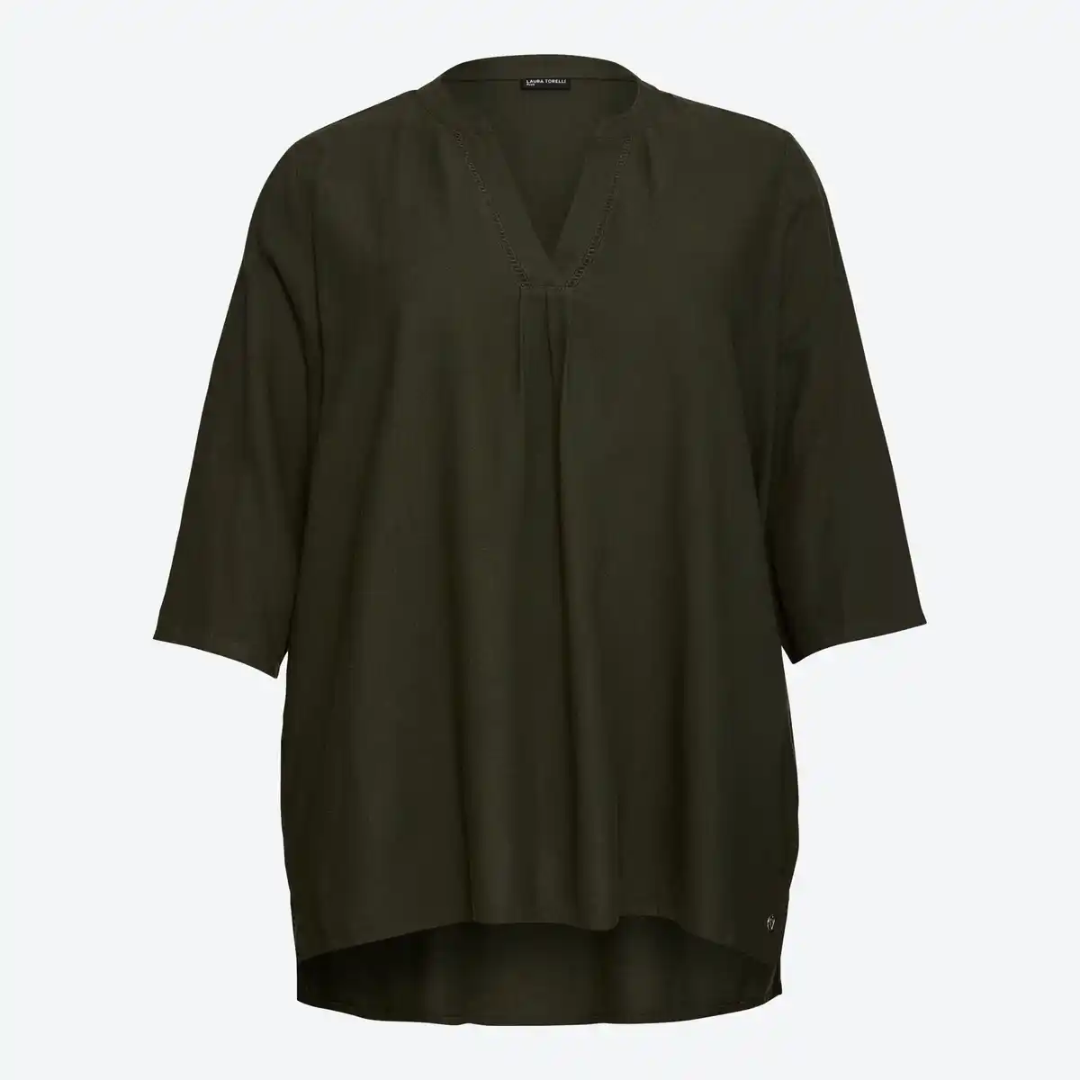 Bild 3 von Damen-Bluse aus Viskose und Leinen, große Größen