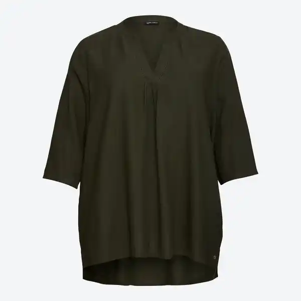 Bild 3 von Damen-Bluse aus Viskose und Leinen, große Größen