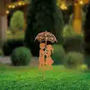 Bild 1 von Solarstab "Pärchen" aus Metall, Höhe ca. 47 cm