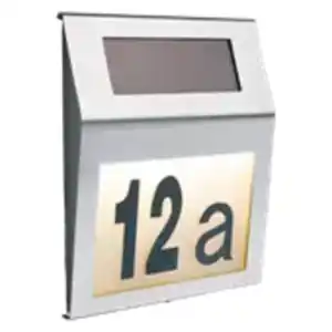 LED-Solar–Hausnummer