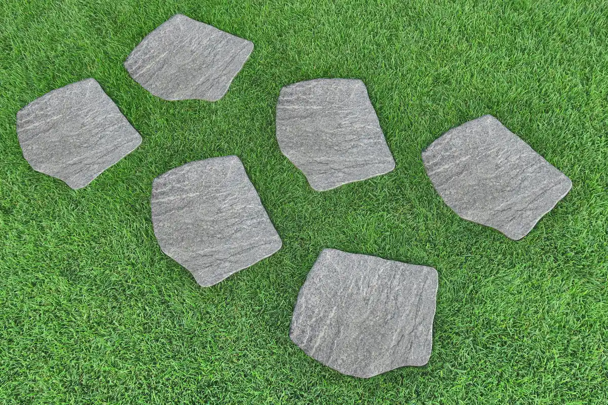 Bild 1 von Trittstein Stone Gres 42 x 36 cm grau