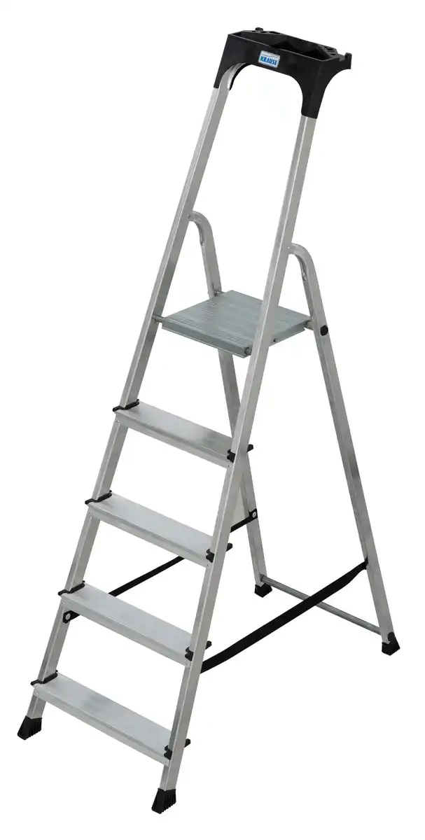 Bild 1 von Krause Haushaltsleiter 1 x 5 Stufen Arbeitshöhe ca. 3,05 m