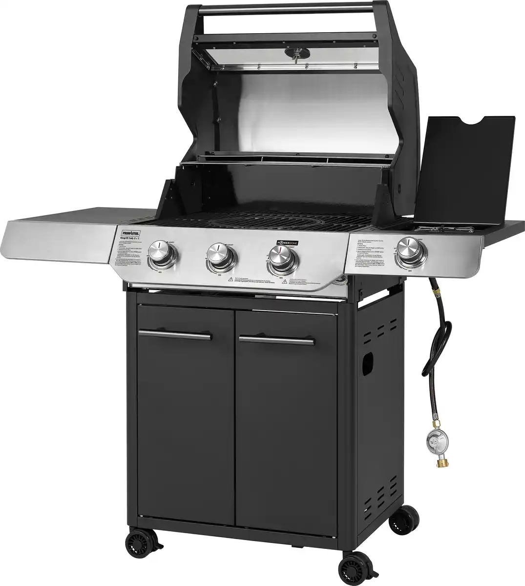 Bild 1 von Primaster Gasgrill Cody Powerzone & Seitenbrenner Grillfläche: 63,5 x 48 cm