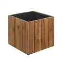Bild 1 von Pflanzgefäß 'Filipp' Holz 32,5 x 32 x 32,5 cm