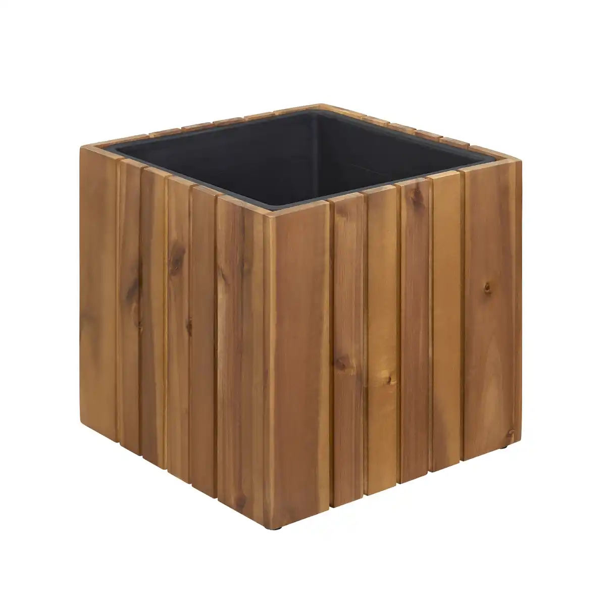 Bild 1 von Pflanzgefäß 'Filipp' Holz 32,5 x 32 x 32,5 cm