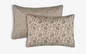 Zierkissenbezug HYACINT 40x60 staublila/beige