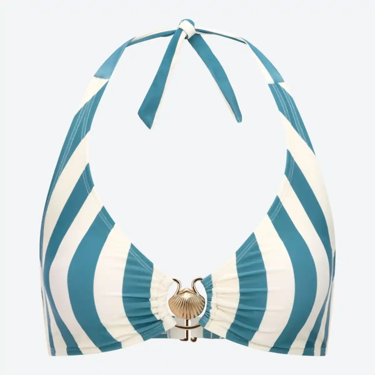 Bild 2 von Damen-Bikini-Oberteil mit Streifenmuster