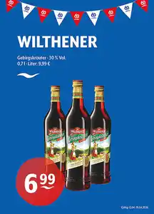 WILTHENER Gebirgskräuter 30 % Vol.