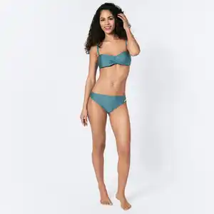 Damen-Bikini-Hose aus Glanzstoff