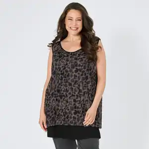2-in-1 Damen-Top, große Größen