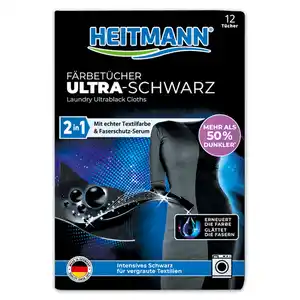Heitmann Farbtücher Ultra-Schwarz