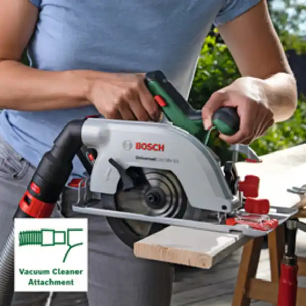 Bild 4 von BOSCH HOME & GARDEN Handkreissäge »UniversalCirc 18V-53«, 18 V, grün, mit Akku