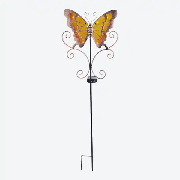 Bild 2 von Solar-Stab "Schmetterling", Höhe ca. 90 cm