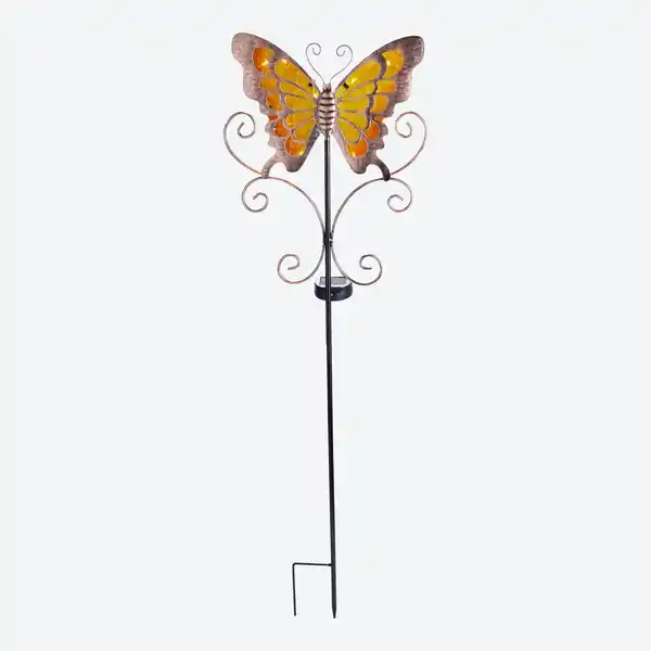 Bild 3 von Solar-Stab "Schmetterling", Höhe ca. 90 cm