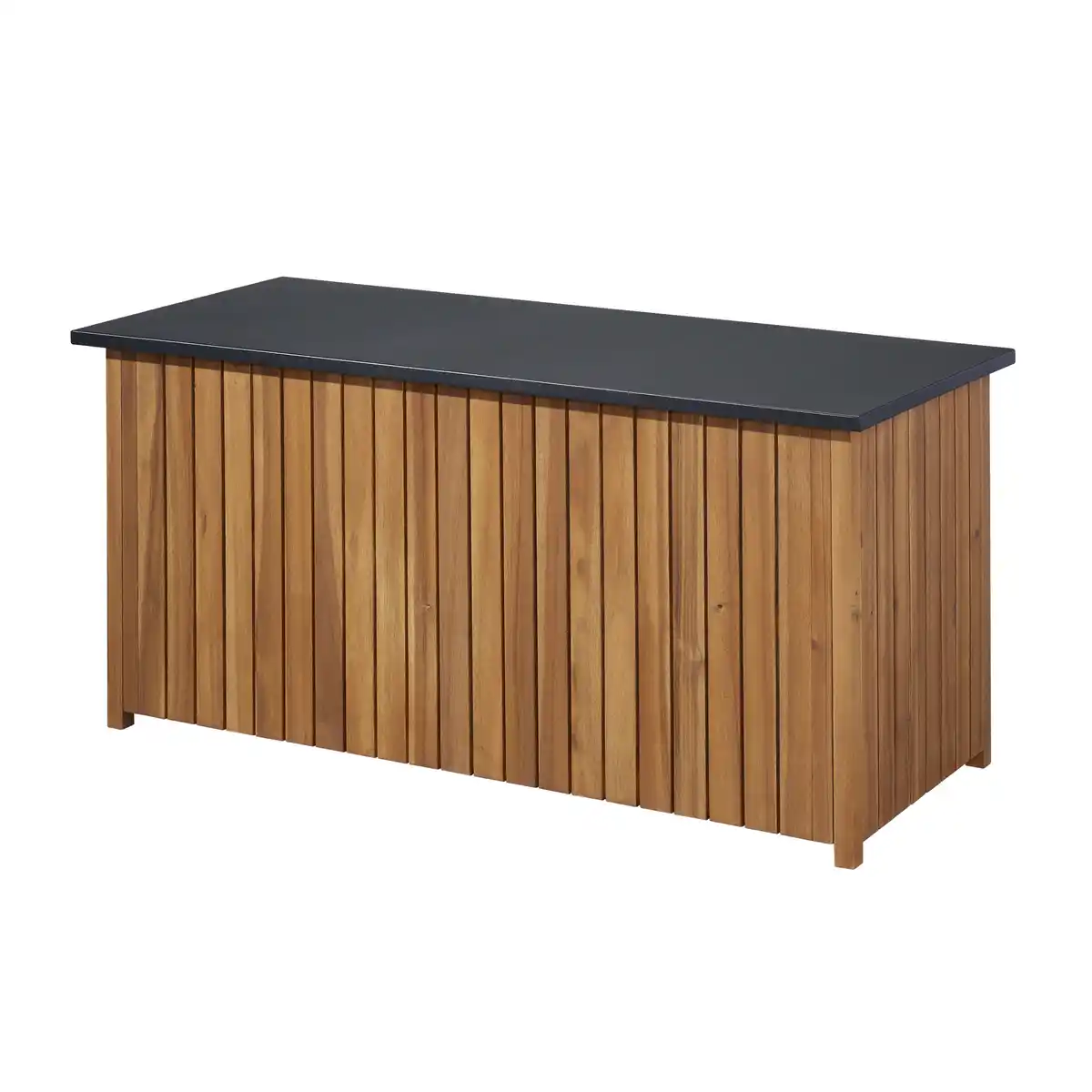Bild 1 von Kissenbox 'Filippa' Polyethylen braun/schwarz 133,5 x 54,5 x 65 cm