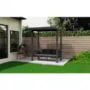 Bild 2 von Mr. GARDENER Pergola »Lounge«, BxTxH: 202 x 169 x 238 cm, anthrazit, inkl. Kissen