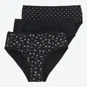 Damen-Rioslip mit hohem Baumwollanteil, 3er-Pack