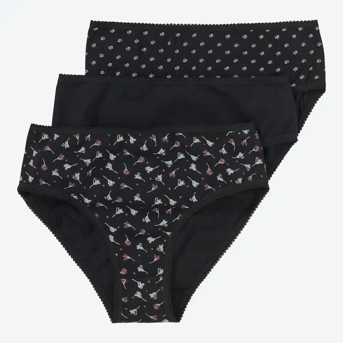 Bild 1 von Damen-Rioslip mit hohem Baumwollanteil, 3er-Pack