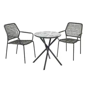 Gartenmöbelset 'Caro' für 2 Personen Stahl