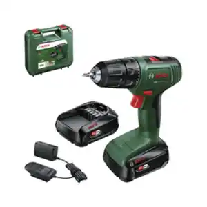 BOSCH HOME & GARDEN Akku-Zweigang-Bohrschrauber »EasyDrill 18V-40«, 2 Akkupacks PBA 18V 2,0Ah W-B