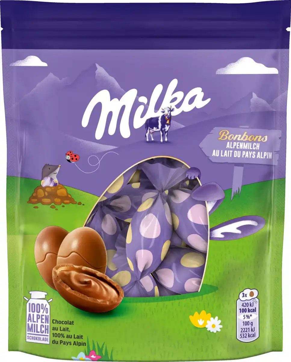Bild 1 von Milka Bonbons Alpenmilch, 86 g