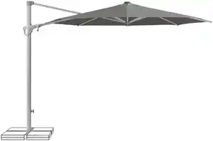 Suncomfort Sonnenschirm Familyflex steingrau Ø 300 cm