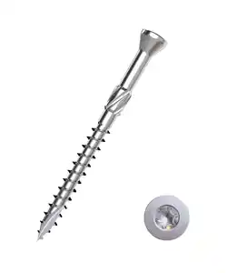 Connex Terrassenschrauben 5,0 x 50 mm, TX 25, 150 Stück, Edelstahl C1